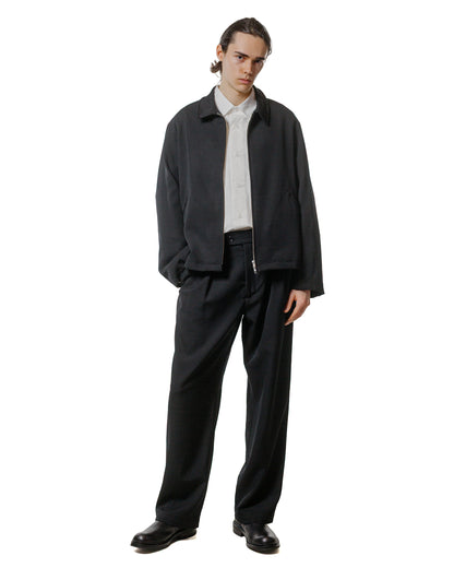 lost & found James Coward James Coward Site Jacket Black Heavyweight Wool Gabardine