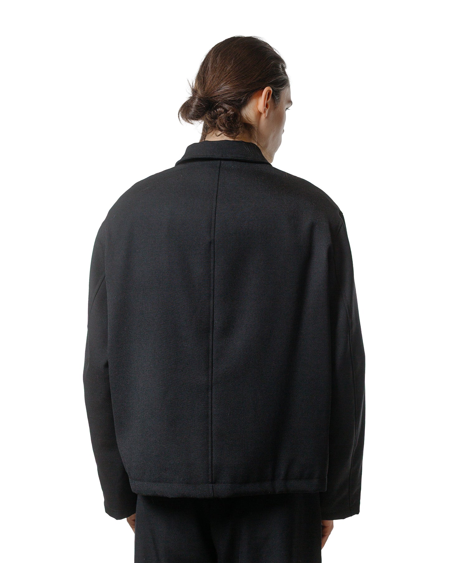 lost & found James Coward James Coward Site Jacket Black Heavyweight Wool Gabardine