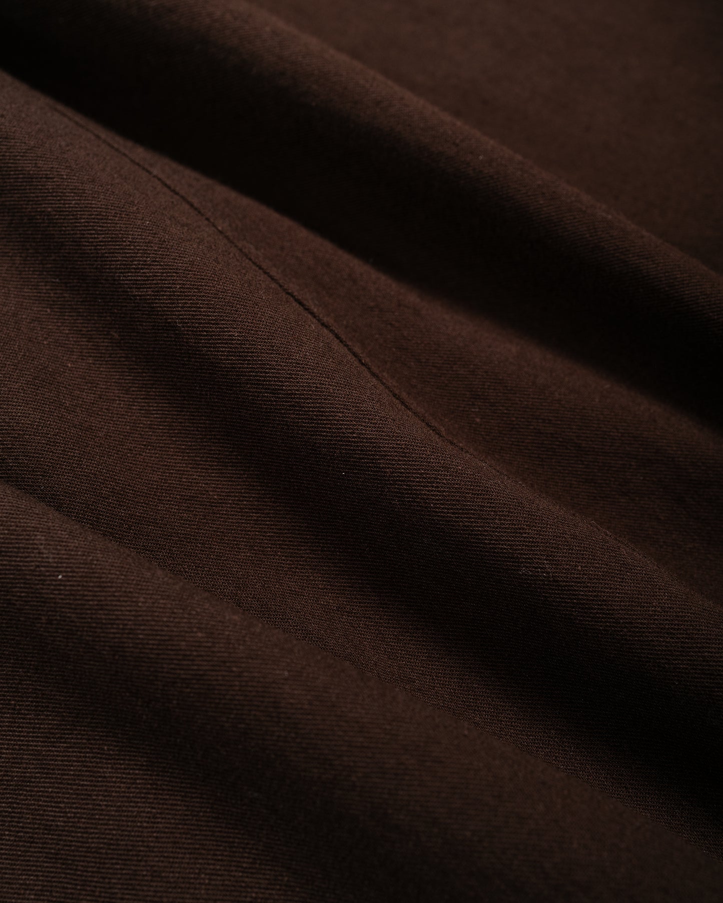 lost & found James Coward James Coward Site Jacket Dark Brown Cotton Wool Twill