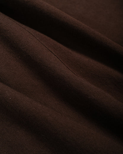 lost & found James Coward James Coward Site Jacket Dark Brown Cotton Wool Twill