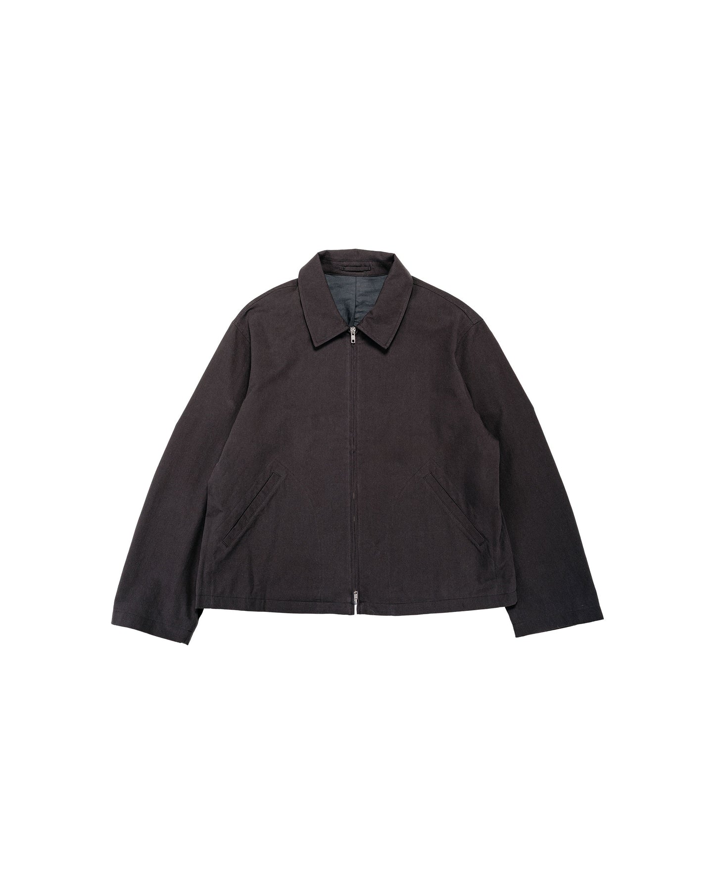lost & found James Coward James Coward Site Jacket Dark Grey Cotton Wool Twill