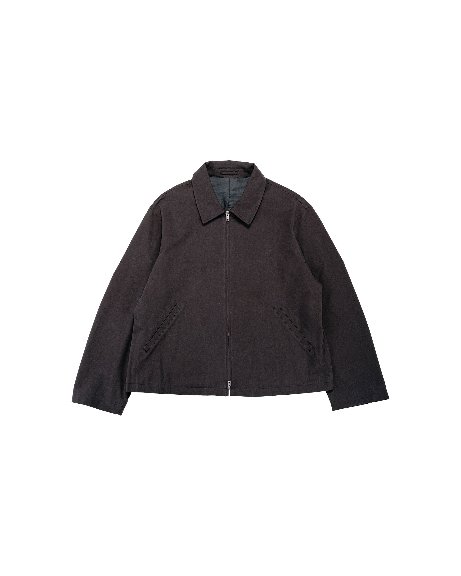 lost & found James Coward James Coward Site Jacket Dark Grey Cotton Wool Twill