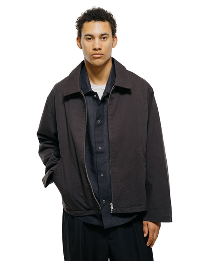 lost & found James Coward James Coward Site Jacket Dark Grey Cotton Wool Twill