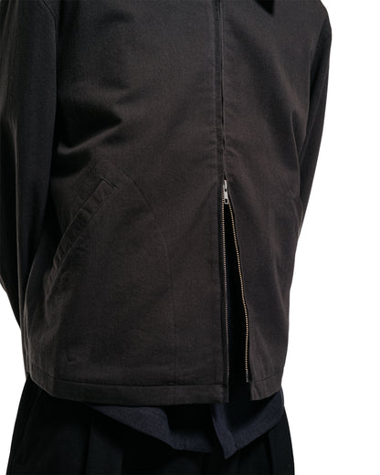 lost & found James Coward James Coward Site Jacket Dark Grey Cotton Wool Twill