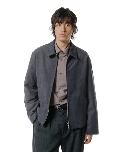 lost & found James Coward James Coward Site Jacket Grey Cotton Moleskin