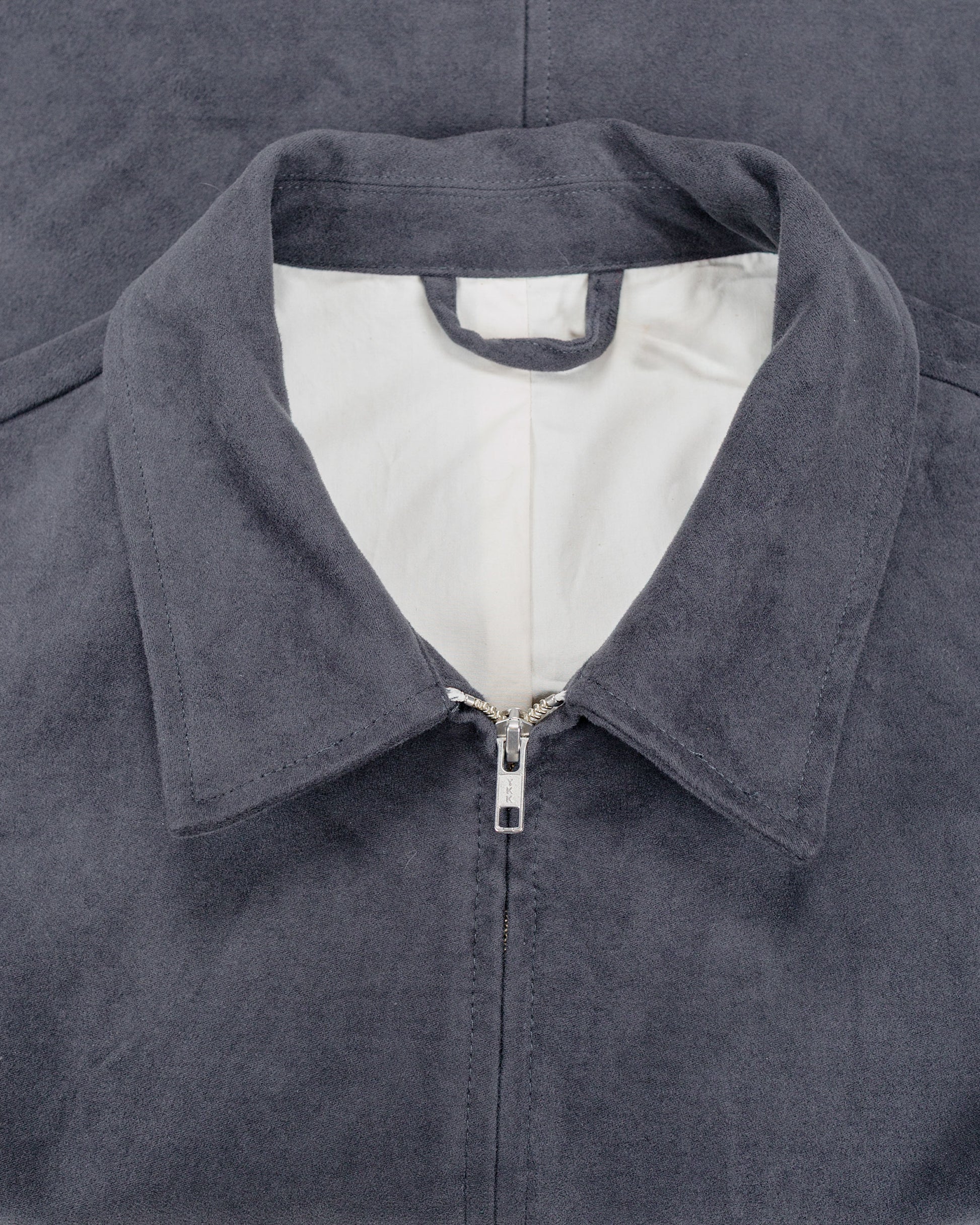 lost & found James Coward James Coward Site Jacket Grey Cotton Moleskin
