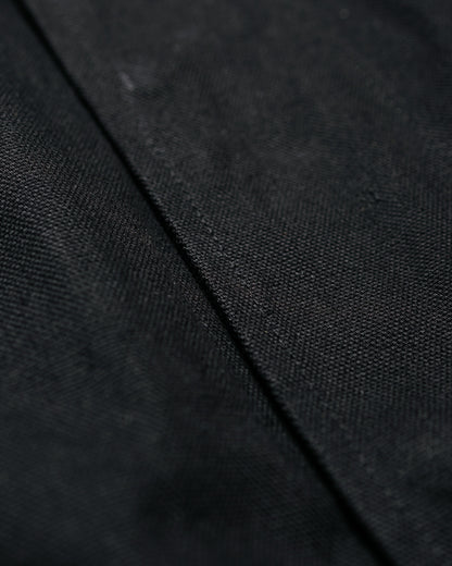 James Coward Six Jacket Black Waxed Cotton Washi Oxford Cloth