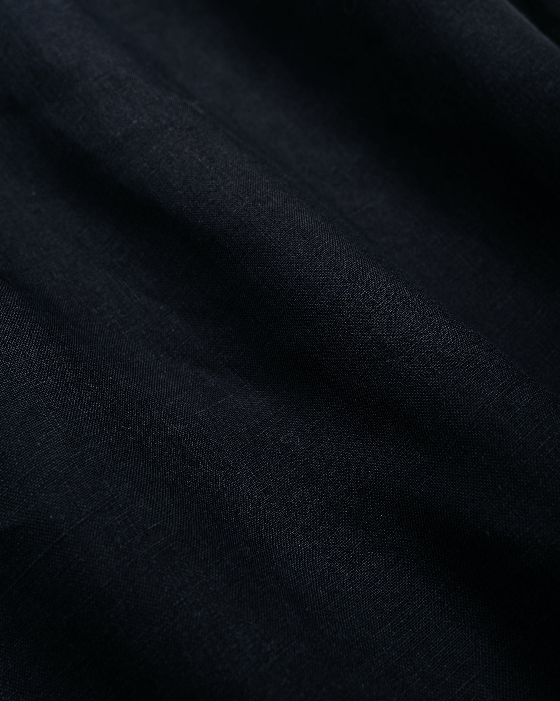 lost & found James Coward James Coward Sundown Shirt Black Lightweight Belgian Linen
