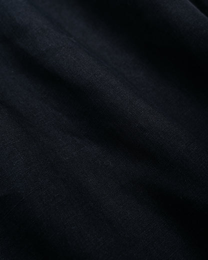 lost & found James Coward James Coward Sundown Shirt Black Lightweight Belgian Linen