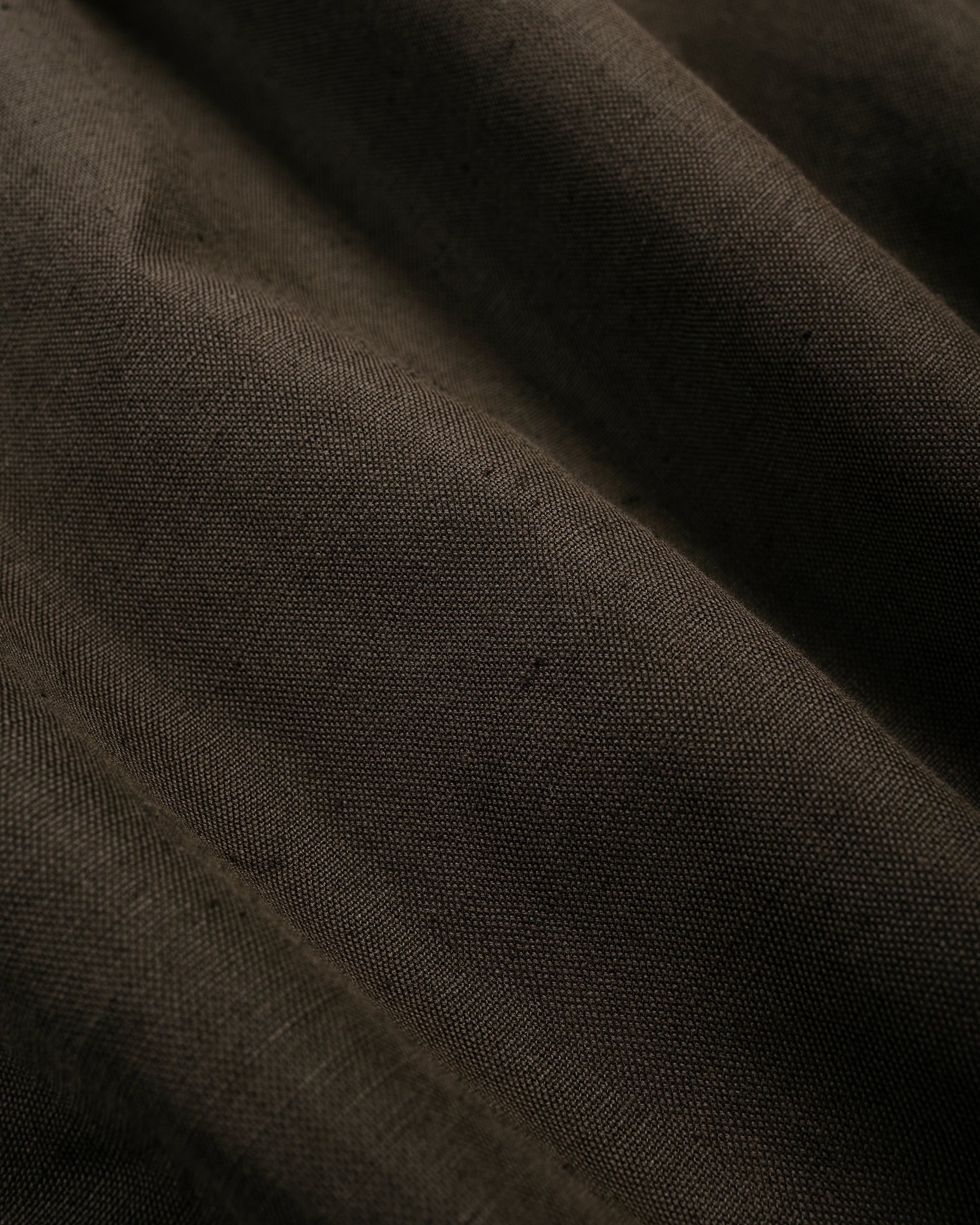 lost & found James Coward James Coward Travail Shirt Coffee Grounds Belgian Linen