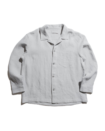 lost & found James Coward James Coward Travail Shirt Corsica Sky Welterweight Linen