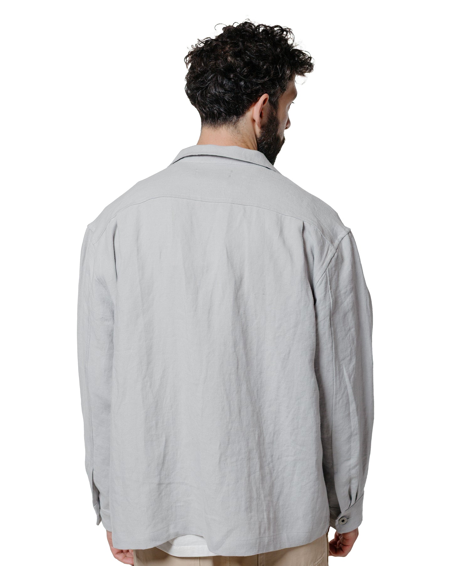 lost & found James Coward James Coward Travail Shirt Corsica Sky Welterweight Linen