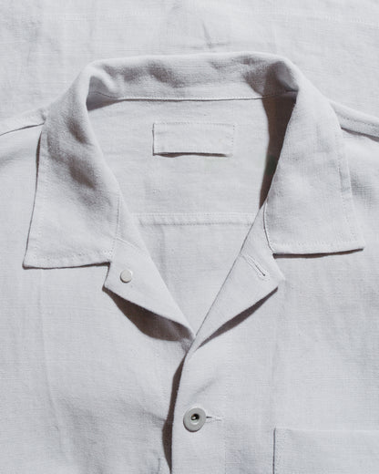 lost & found James Coward James Coward Travail Shirt Corsica Sky Welterweight Linen