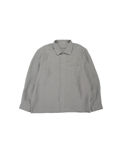 lost & found James Coward James Coward Workshop Shirt Flint Belgian Linen