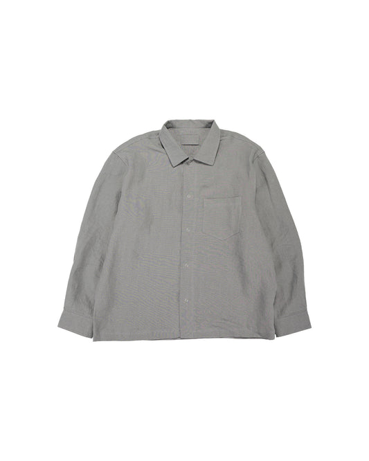 lost & found James Coward James Coward Workshop Shirt Flint Belgian Linen