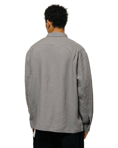 lost & found James Coward James Coward Workshop Shirt Flint Belgian Linen