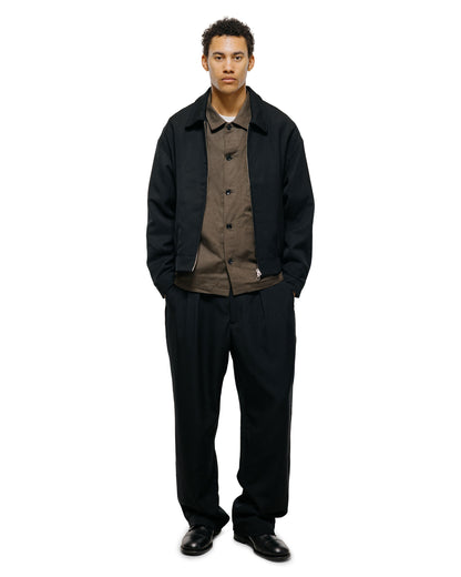 lost & found James Coward James Coward Machine Jacket Black Wool Gabardine