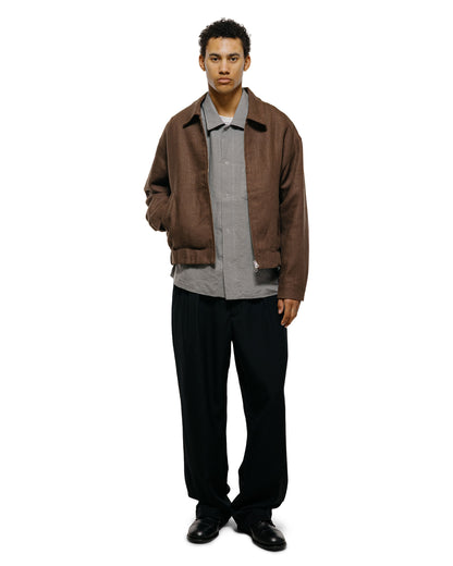 lost & found James Coward James Coward Machine Jacket Brown Belgian Linen