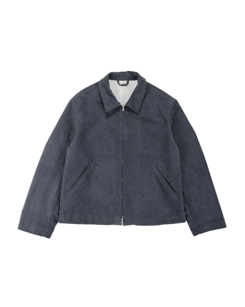 lost & found James Coward James Coward Site Jacket Grey Cotton Moleskin