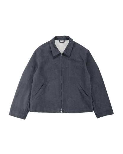 lost & found James Coward James Coward Site Jacket Grey Cotton Moleskin