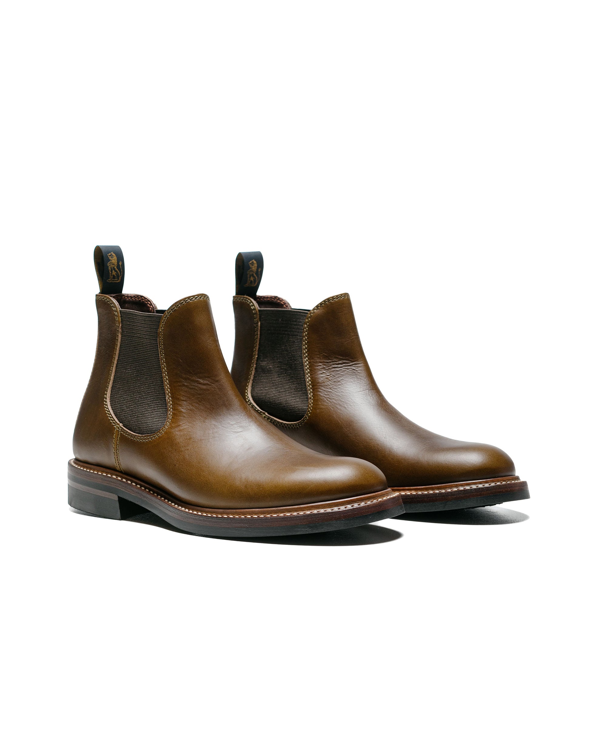 lost & found John Lofgren Bootmaker John Lofgren Bootmaker Chelsea Boots Horween CXL Dark Olive