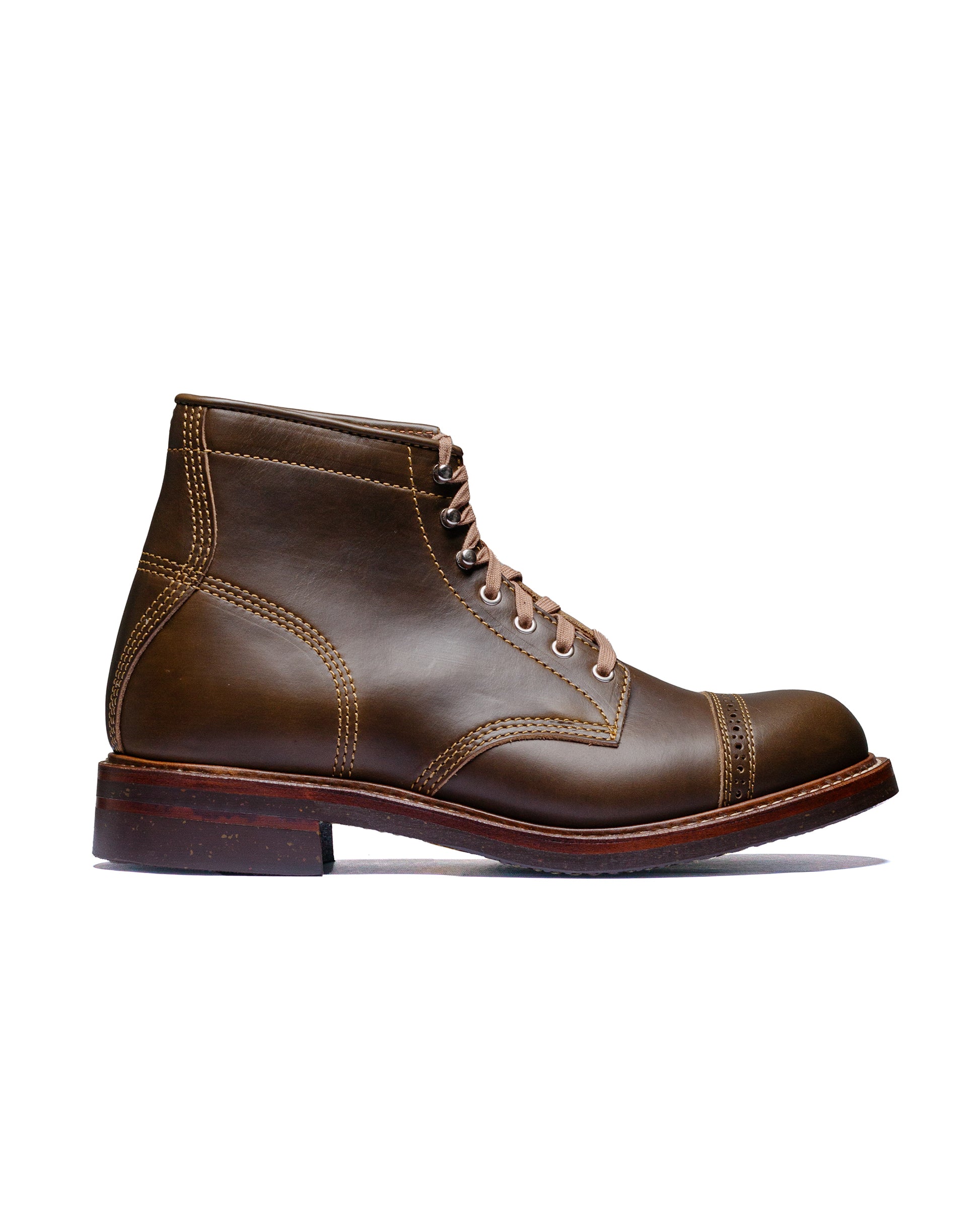 lost & found John Lofgren Bootmaker John Lofgren Bootmaker Combat Boots Horween Leather CXL Dark Olive