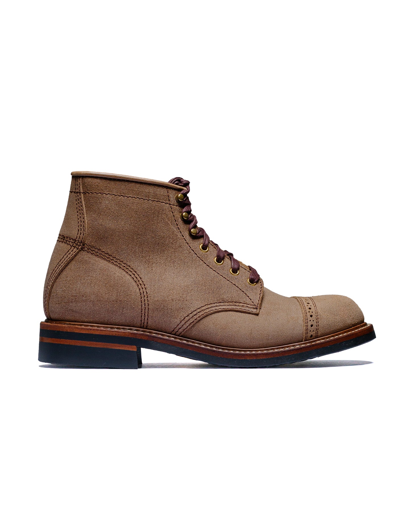 lost & found John Lofgren Bootmaker John Lofgren Bootmaker Combat Boots Horween Leather CXL Natural Roughout