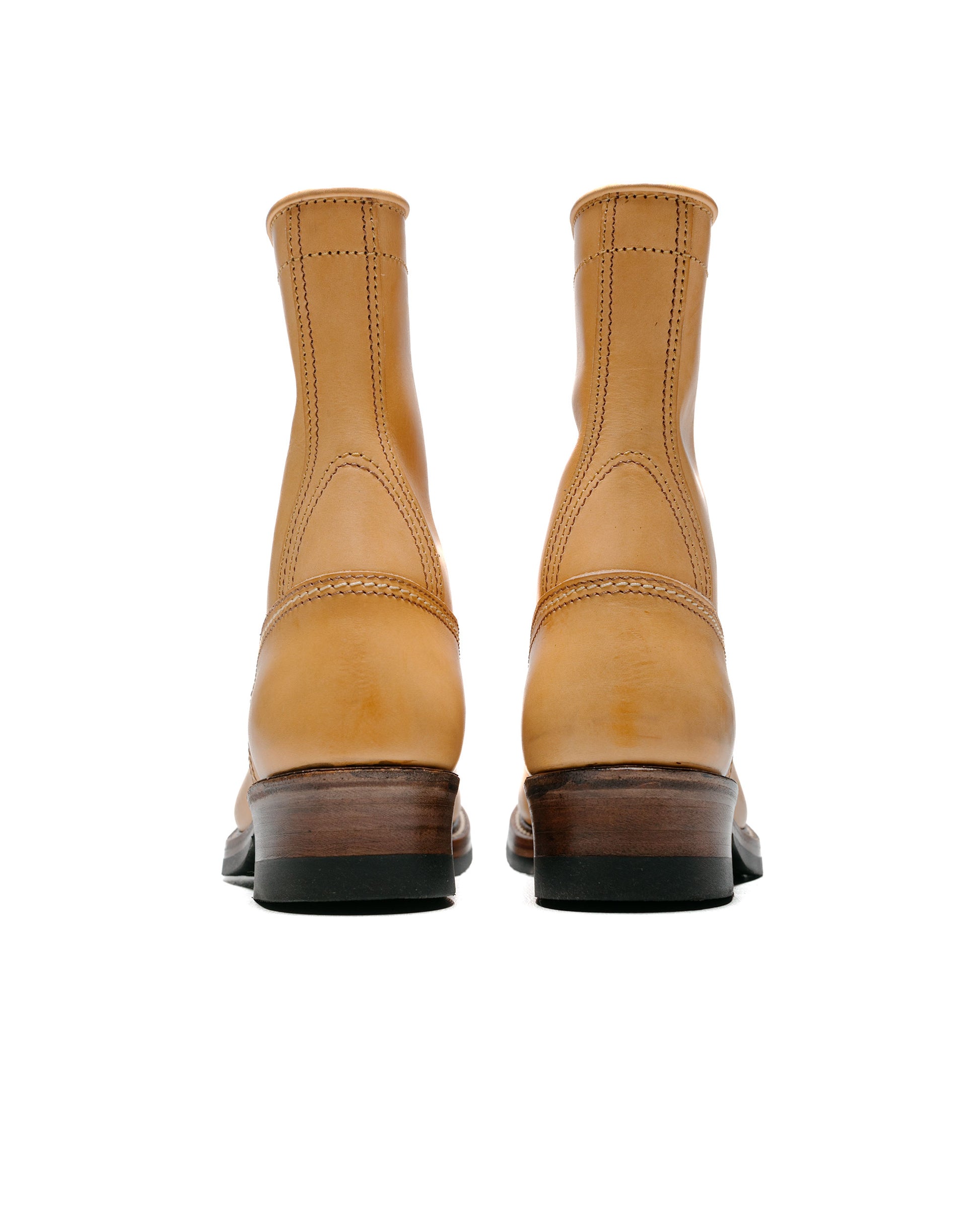 lost & found John Lofgren Bootmaker John Lofgren Bootmaker Donkey Puncher Boots 8" Badalassi Carlo Vegetable Tanned Leather Bone
