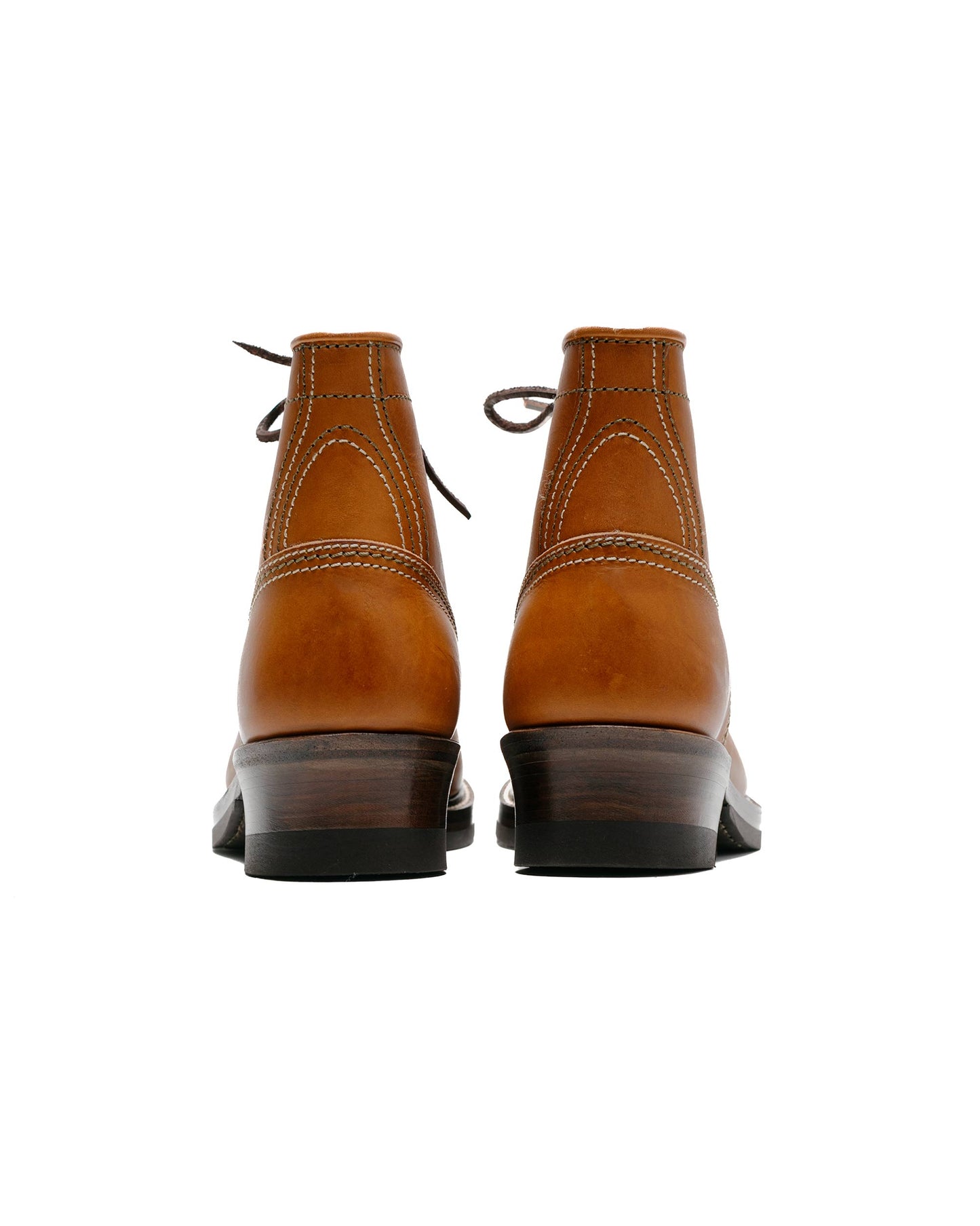 lost & found John Lofgren Bootmaker John Lofgren Bootmaker Donkey Puncher Boots Badalassi Carlo Leather Cognac