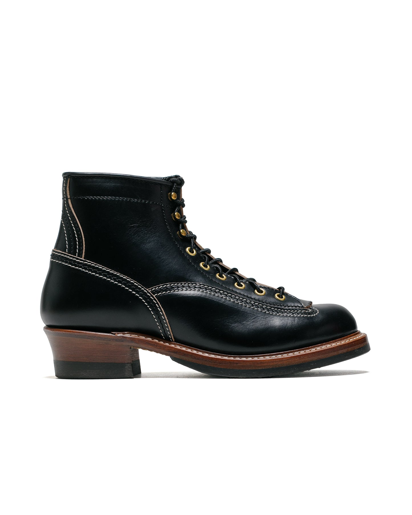 lost & found John Lofgren Bootmaker John Lofgren Bootmaker Donkey Puncher Boots Horween Leather CXL Black