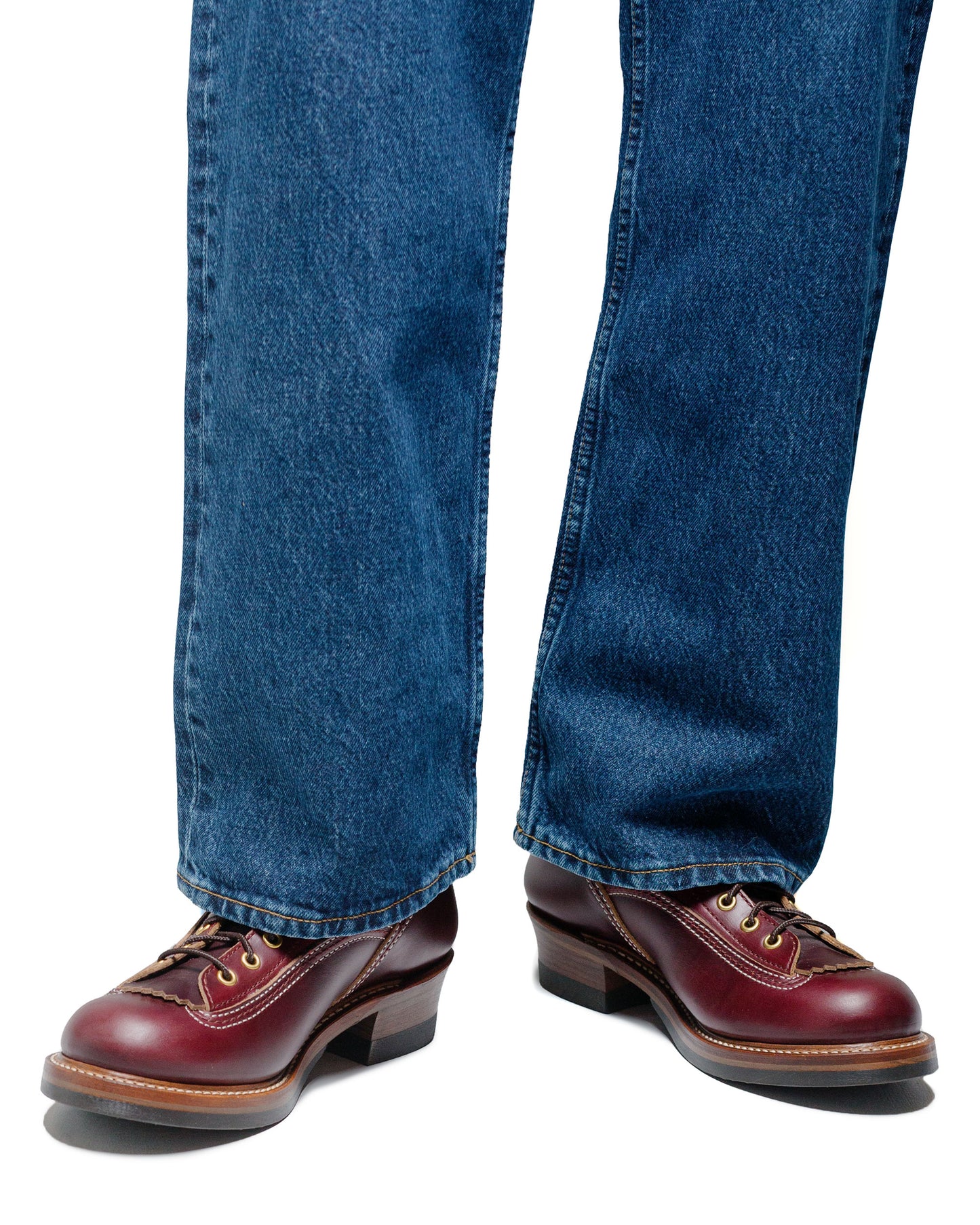 lost & found John Lofgren Bootmaker John Lofgren Bootmaker Donkey Puncher Boots Horween Leather CXL Burgundy