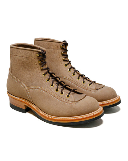 lost & found John Lofgren Bootmaker John Lofgren Bootmaker Donkey Puncher Boots Horween Leather CXL Natural Roughout