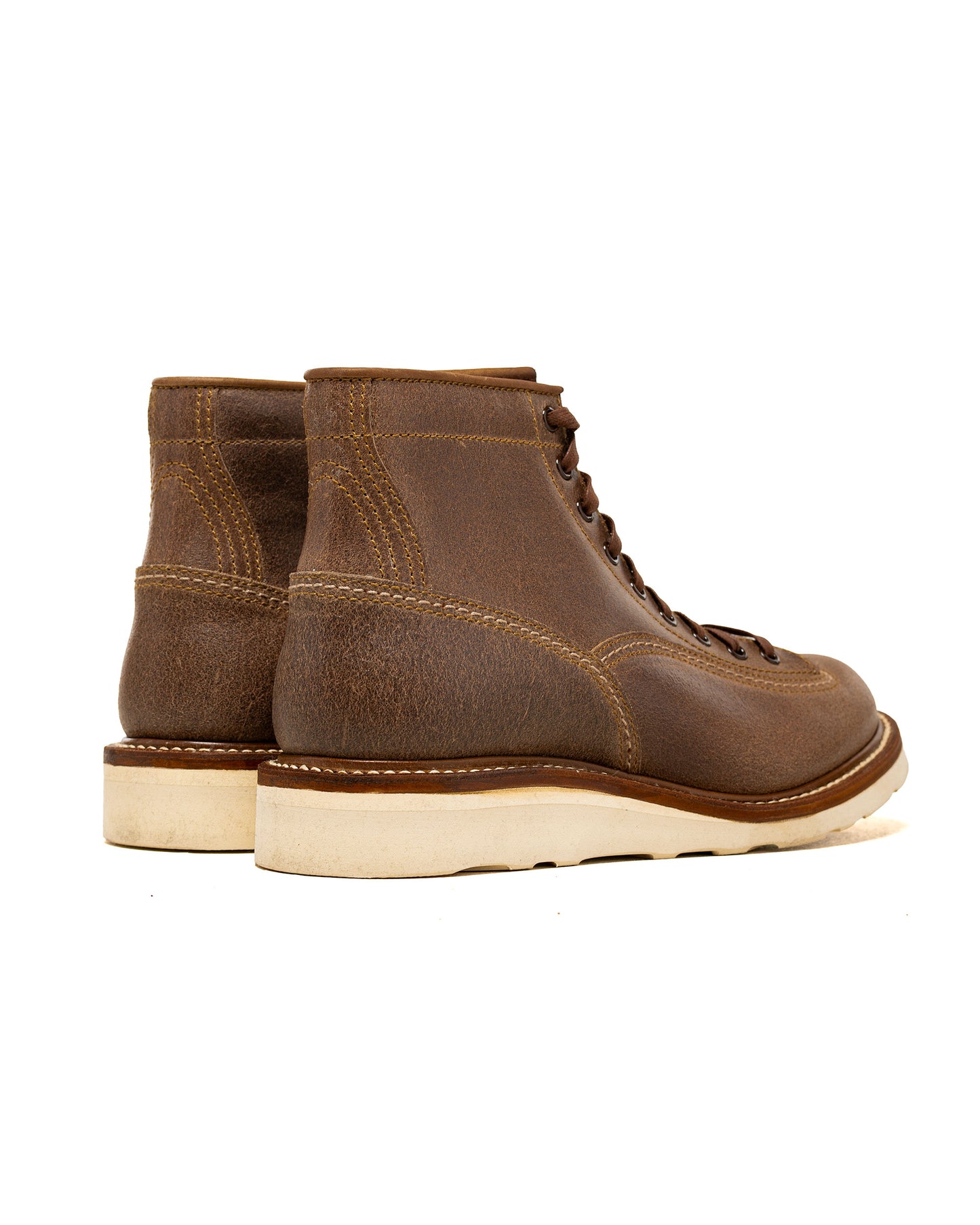 John Lofgren Bootmaker Donkey Puncher Boots Horween Waxed Flesh Natural