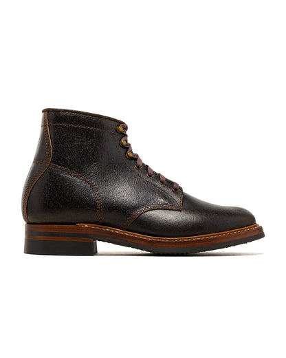 John Lofgren Bootmaker El Capitan Boots Horween Waxed Flesh Dark Brown