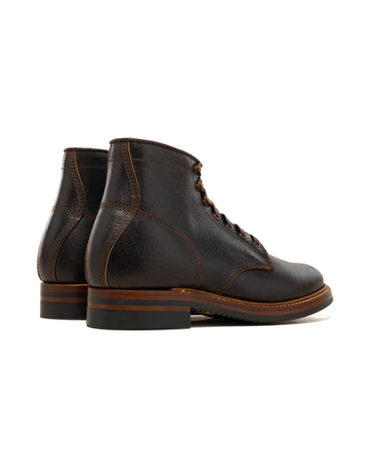 John Lofgren Bootmaker El Capitan Boots Horween Waxed Flesh Dark Brown