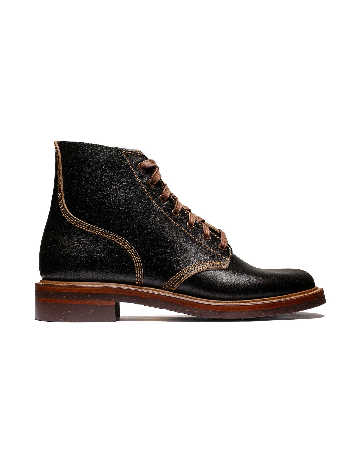 lost & found John Lofgren Bootmaker John Lofgren Bootmaker M-43 Service Shoes Horween Waxed Flesh Dark Brown