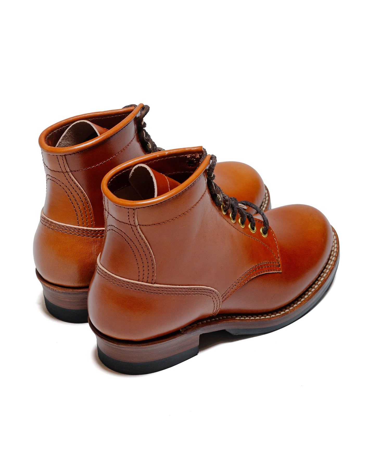 lost & found John Lofgren Bootmaker John Lofgren Bootmaker Steel Gang Boots Shinki Hikaku Horsebutt Camel