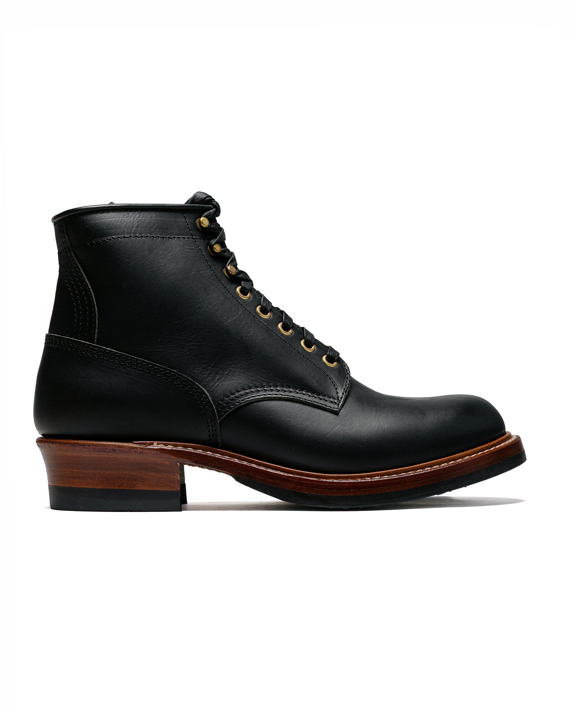 lost & found John Lofgren Bootmaker John Lofgren Bootmaker Steel Gang SW Boots Badalassi Carlo Vegetable Tanned Leather Black