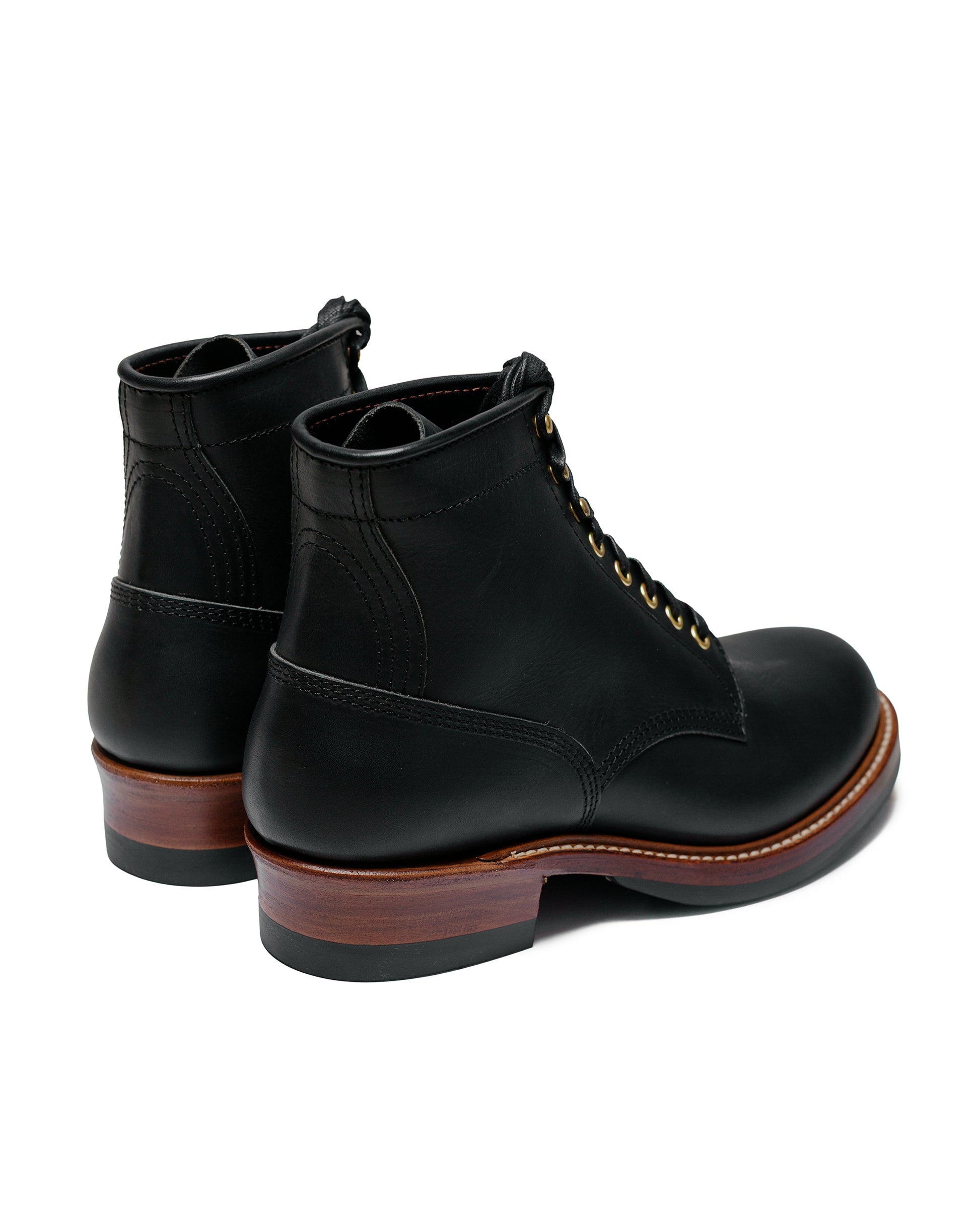 lost & found John Lofgren Bootmaker John Lofgren Bootmaker Steel Gang SW Boots Badalassi Carlo Vegetable Tanned Leather Black