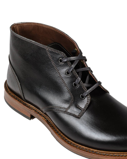 lost & found John Lofgren Bootmaker John Lofgren Bootmaker The Steadfast Chukka Boots French Calfskin Black