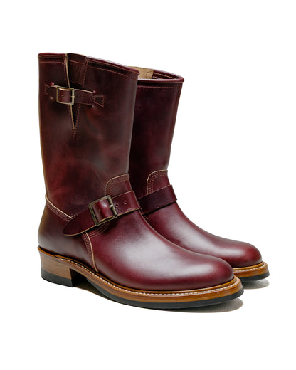 lost & found John Lofgren Bootmaker John Lofgren Bootmaker Wabash Engineer Boots Horween CXL Burgundy