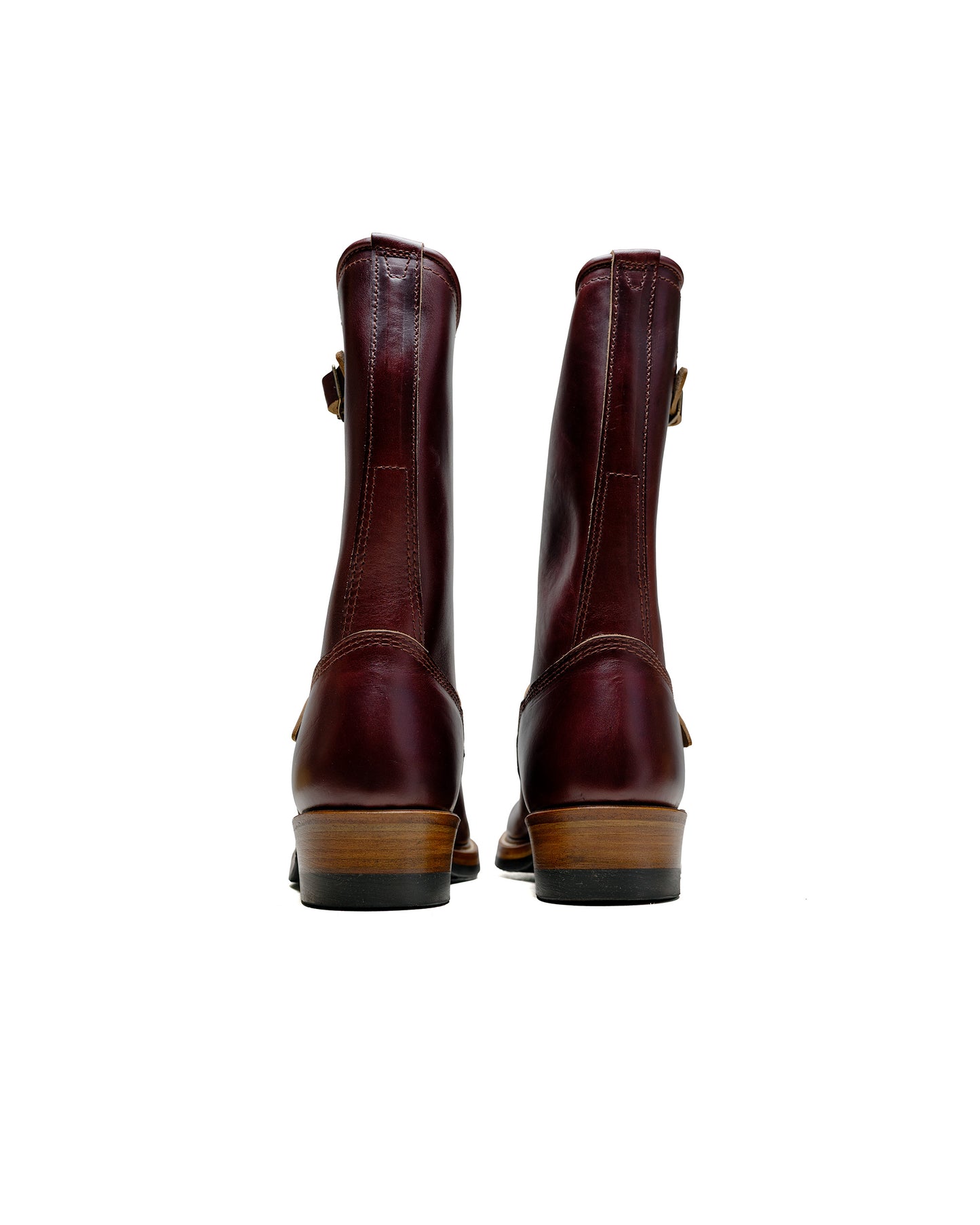 lost & found John Lofgren Bootmaker John Lofgren Bootmaker Wabash Engineer Boots Horween CXL Burgundy