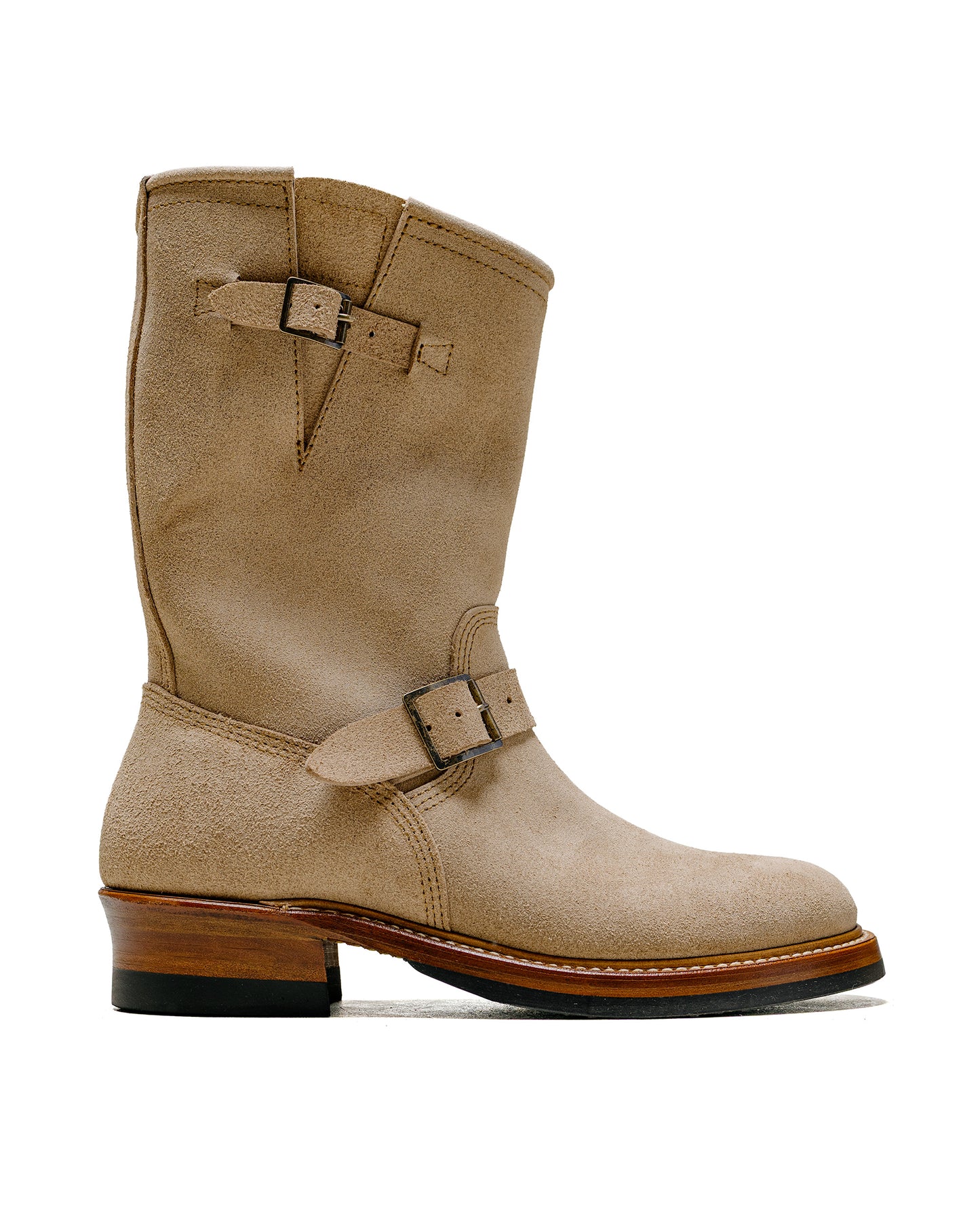 lost & found John Lofgren Bootmaker John Lofgren Bootmaker Wabash Engineer Boots Horween CXL Natural Roughout