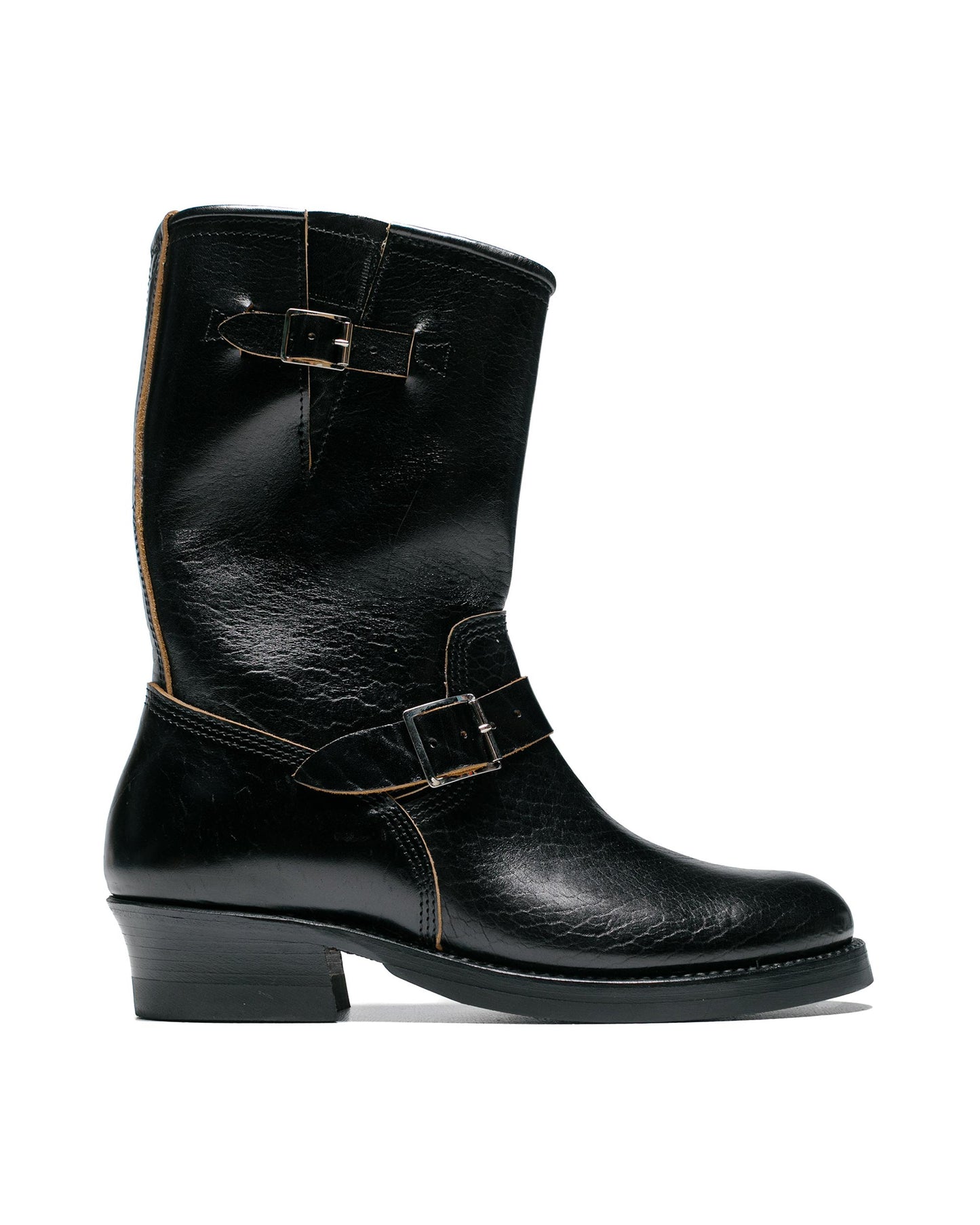 lost & found John Lofgren Bootmaker John Lofgren Bootmaker Wabash Engineer Boots Shinki Hikaku Horsebutt Black