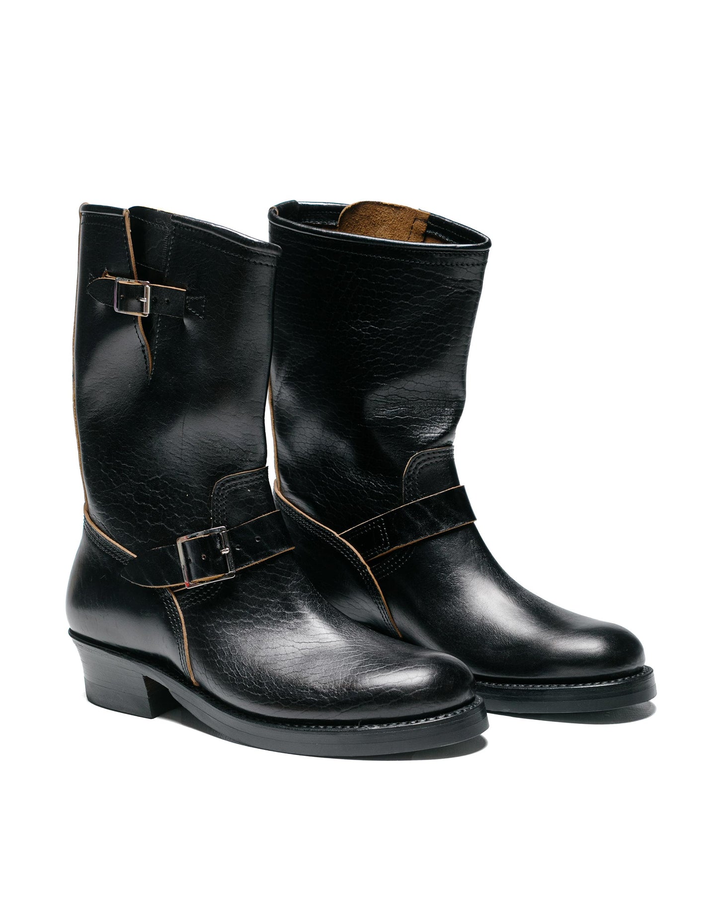 lost & found John Lofgren Bootmaker John Lofgren Bootmaker Wabash Engineer Boots Shinki Hikaku Horsebutt Black