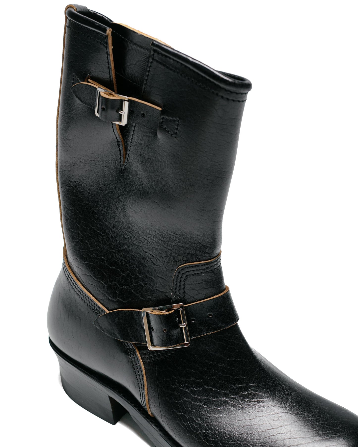lost & found John Lofgren Bootmaker John Lofgren Bootmaker Wabash Engineer Boots Shinki Hikaku Horsebutt Black