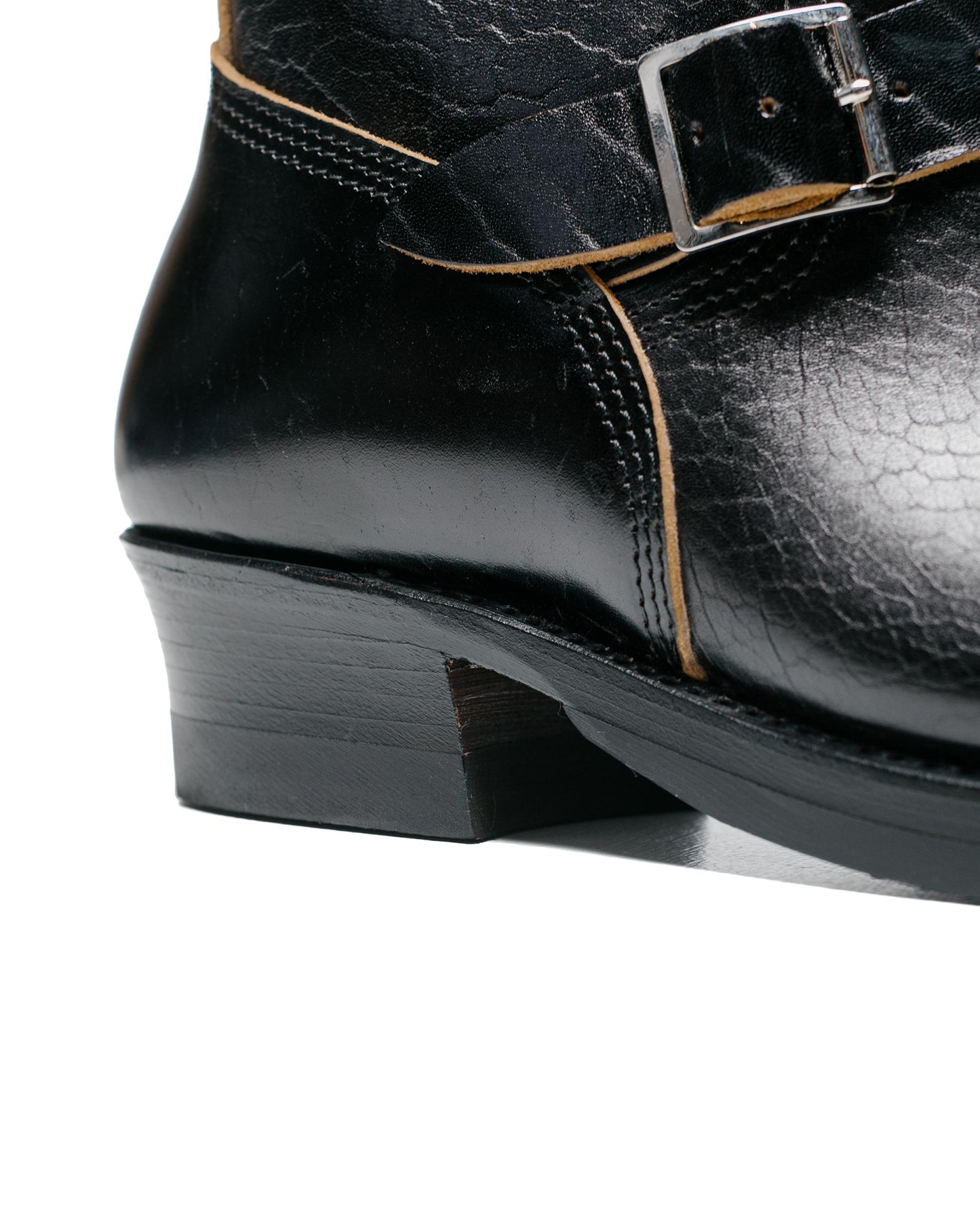 lost & found John Lofgren Bootmaker John Lofgren Bootmaker Wabash Engineer Boots Shinki Hikaku Horsebutt Black