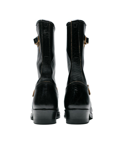 lost & found John Lofgren Bootmaker John Lofgren Bootmaker Wabash Engineer Boots Shinki Hikaku Horsebutt Black