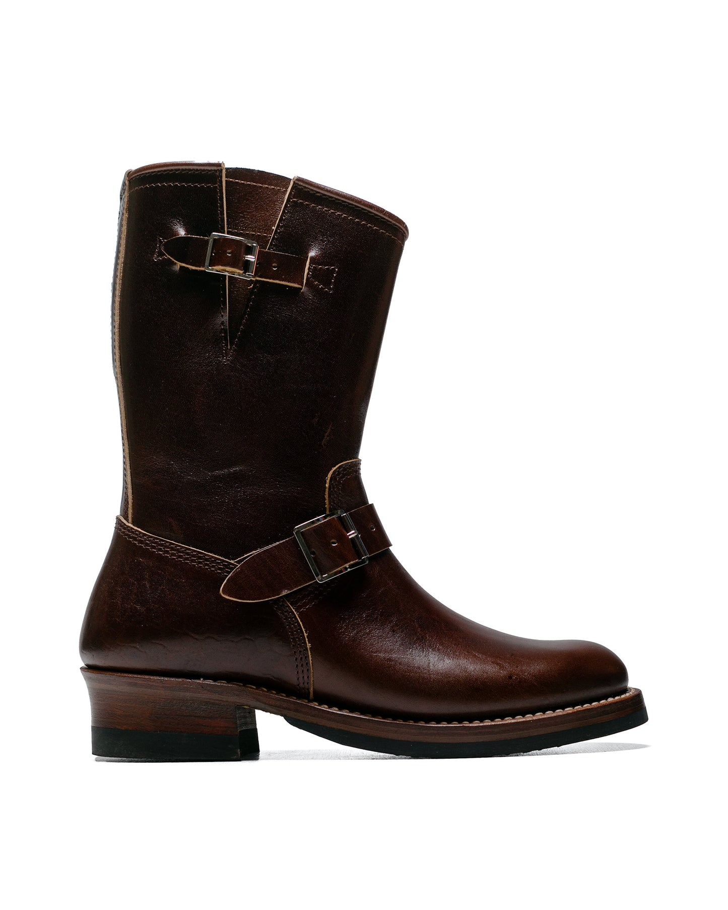 lost & found John Lofgren Bootmaker John Lofgren Bootmaker Wabash Engineer Boots Shinki Hikaku Horsebutt Dark Brown