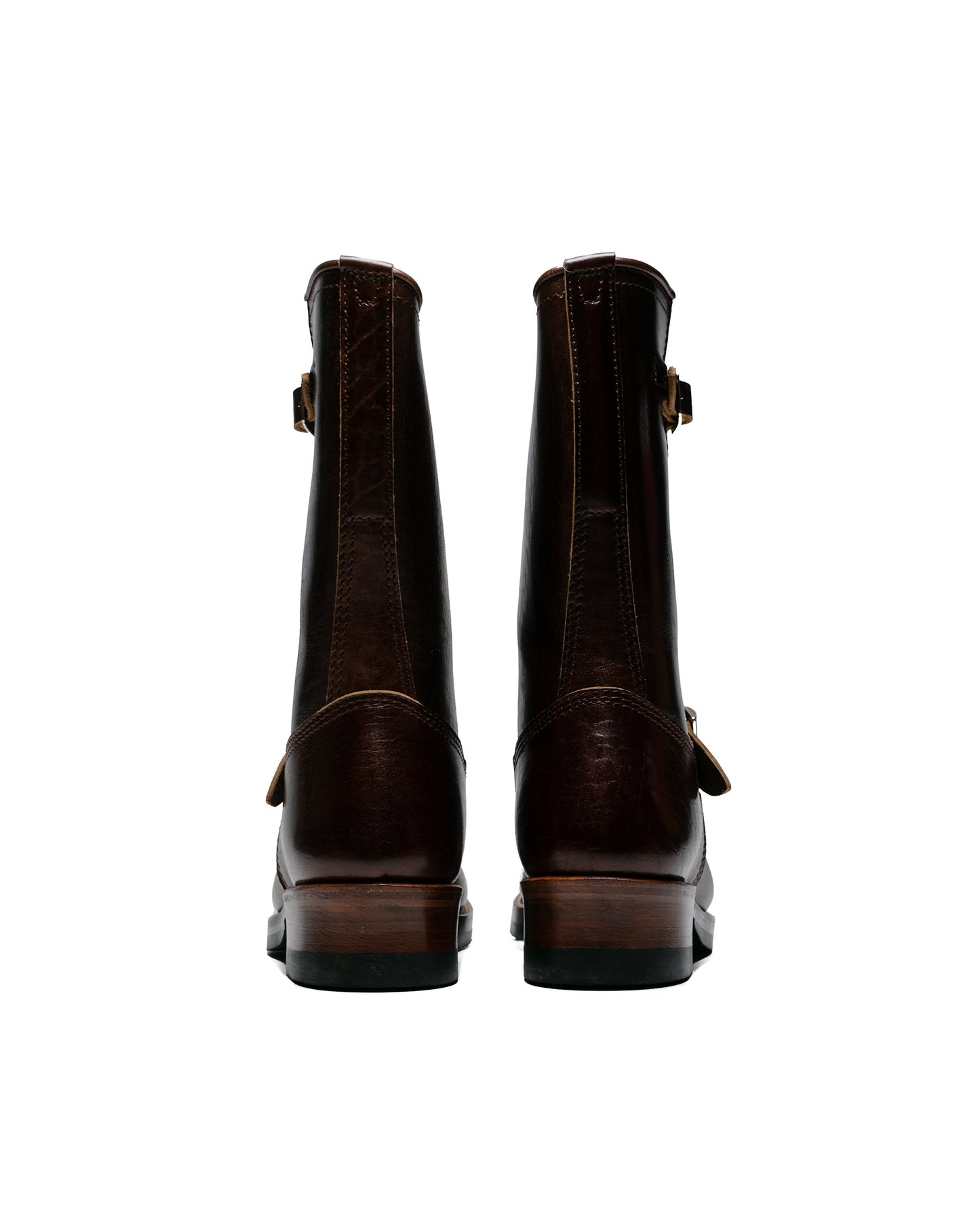 lost & found John Lofgren Bootmaker John Lofgren Bootmaker Wabash Engineer Boots Shinki Hikaku Horsebutt Dark Brown